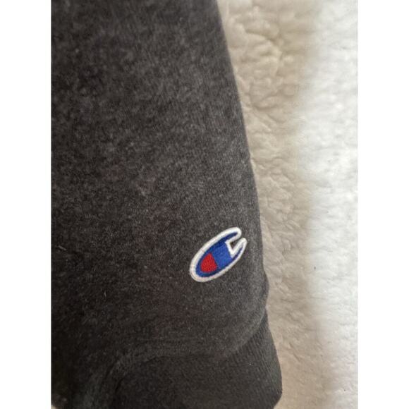 CHAMPION Powerblend Fleece Crew Neck Sweatshirt Mens M Embroidered Heavy Weight - Picture 5 of 12